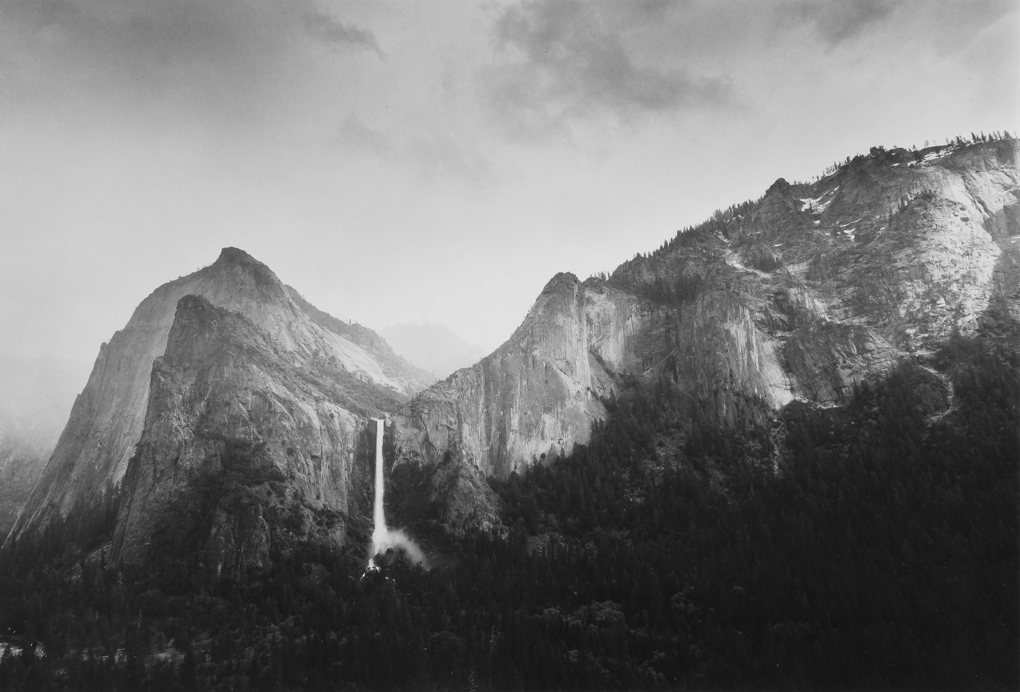 Sun and Snow- Bridalveil Fall, Yosemite National Park, CA, 1986