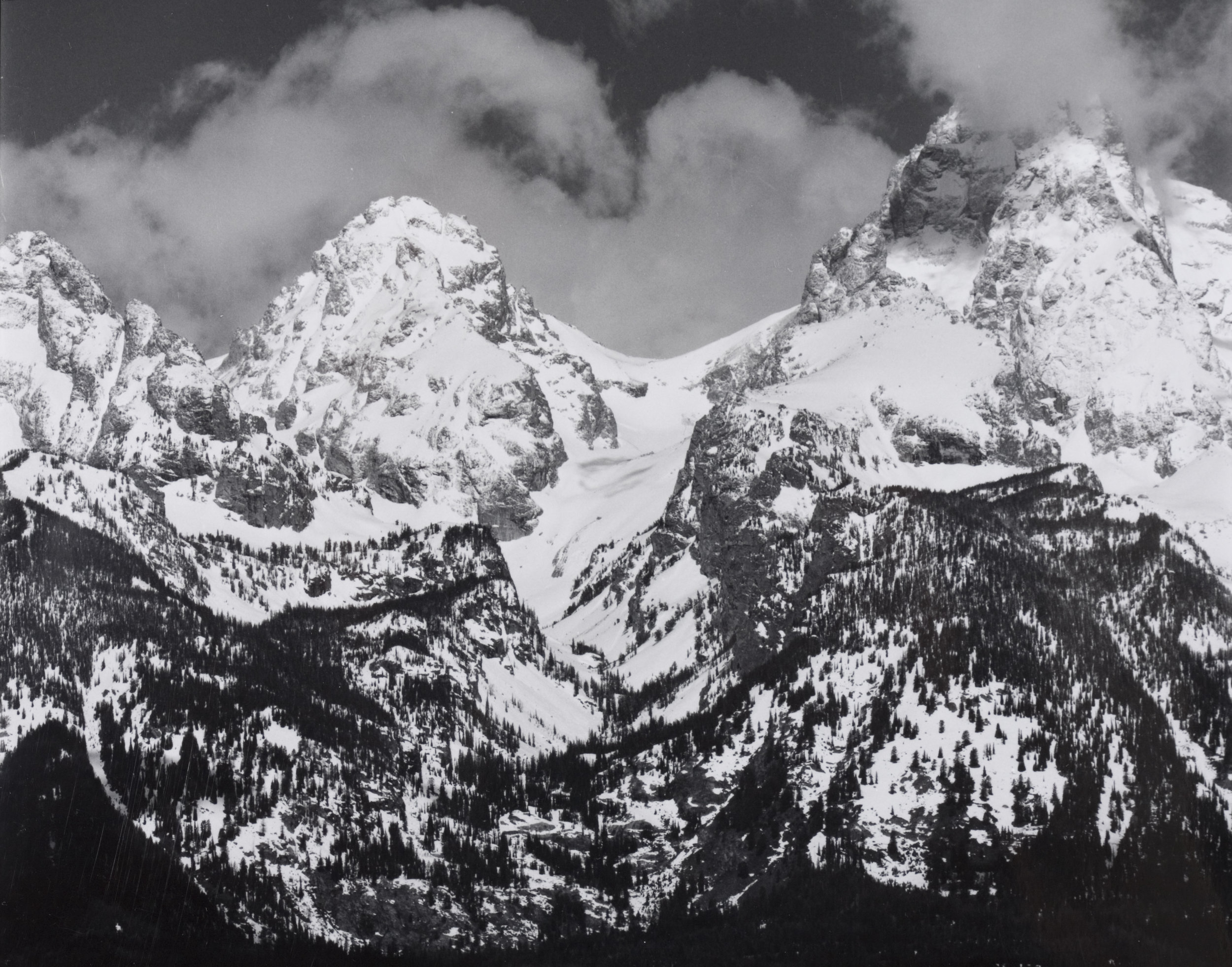 Clouds and Mountains, The Tetons, WY, 2006