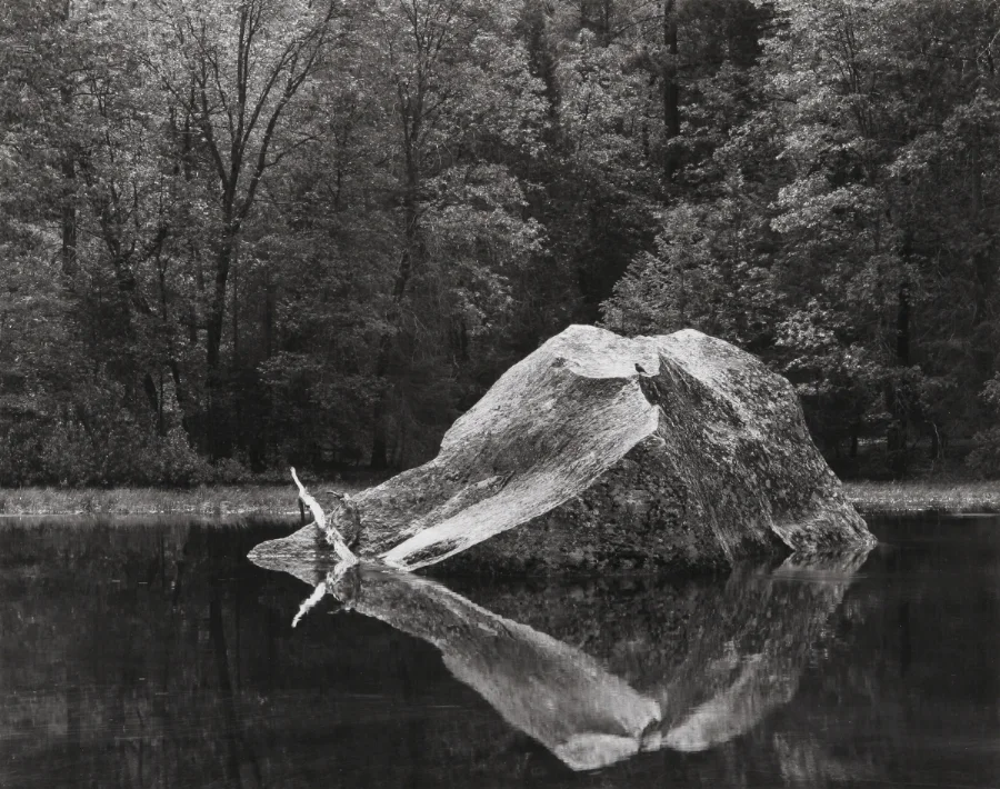 Rock - Merced River, Yosemite National Park, CA, 1973