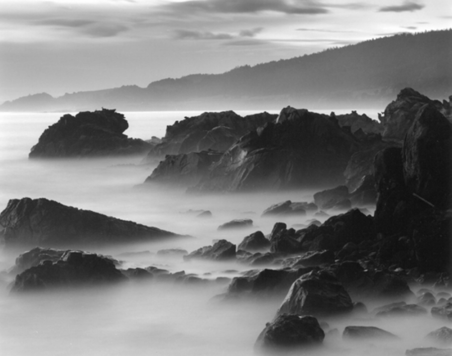 Rocks and Ocean, CA, 1998