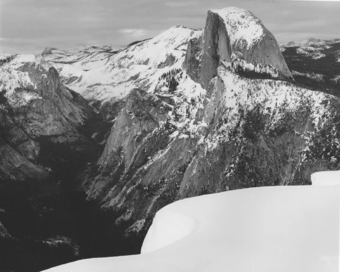Half Dome in Winter, Yosemite National Park, CA, 1999