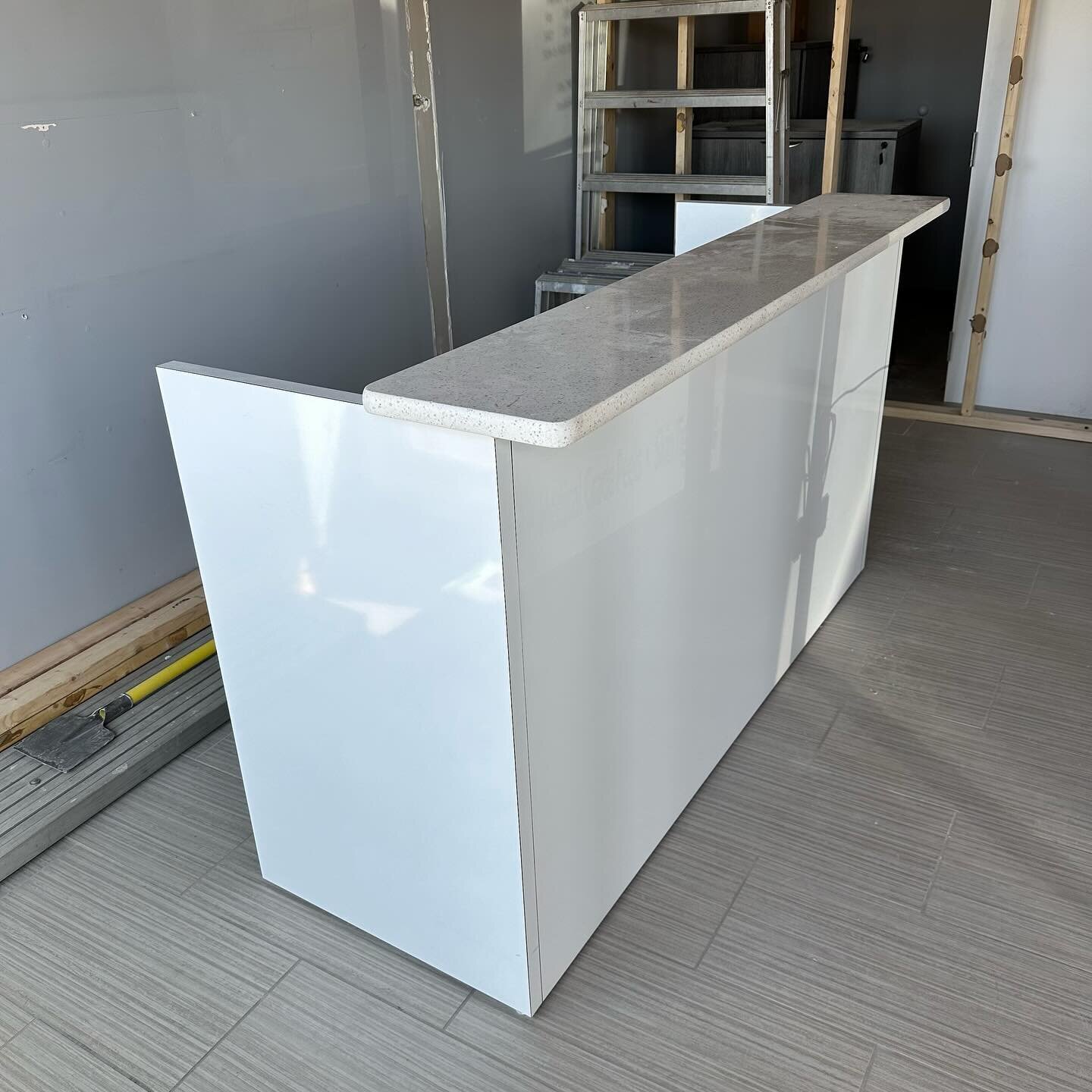 Reception desk for sale. Anyone interested DM me.