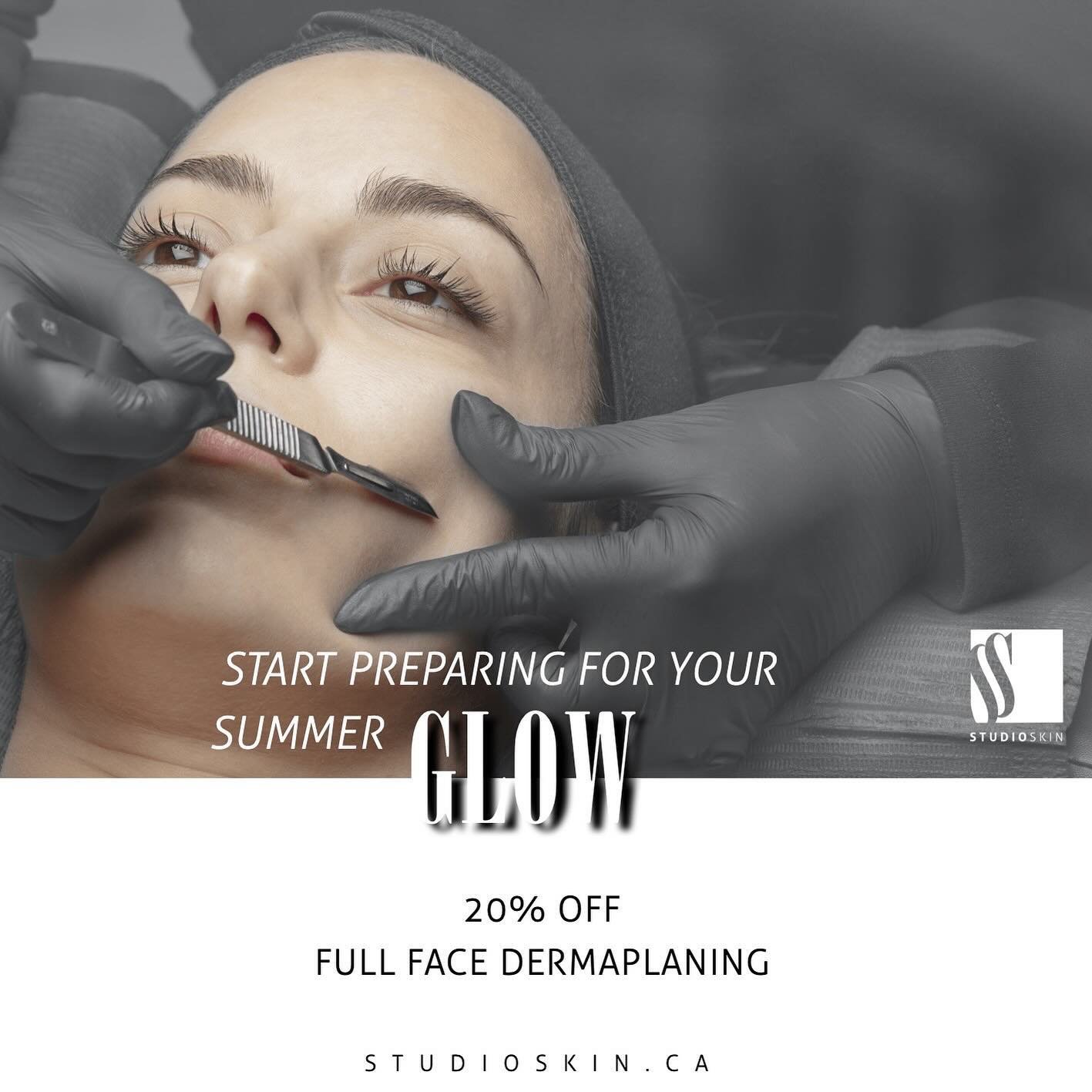 🚨PROMO! 

Dermaplaning, a gentle exfoliation method, can unveil a radiant summer glow by removing dead skin cells and fine facial hair. Combine it with a hydrating skincare routine, ample sun protection, and staying hydrated for a luminous complexio