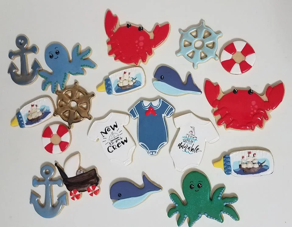 Nautical baby shower theme!