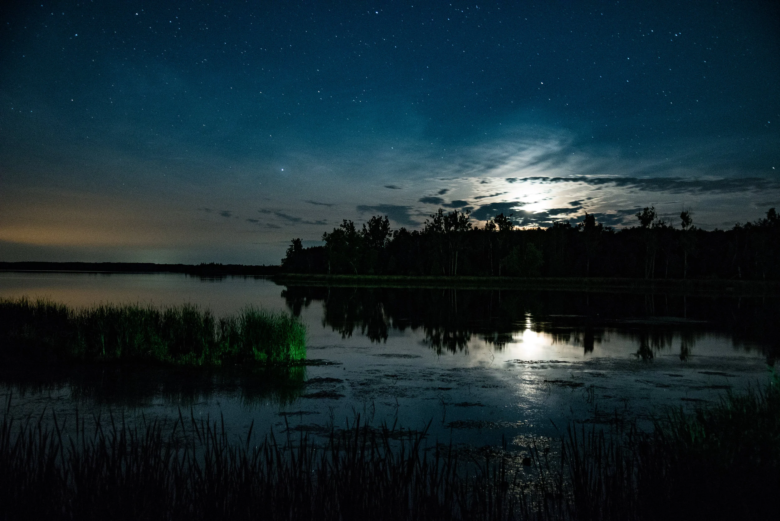 “Moonset” Location : Orangeville, ON, Canada