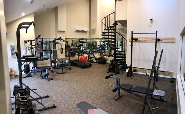 Our equipment includes a elliptical and NordicTrack treadmill featuring a google maps simulator and i-pod connectivity. Additionally, our free weight systems include a smith machine and squat rack. Plenty of equipment for those looking to exercise in the convenience of their home.
