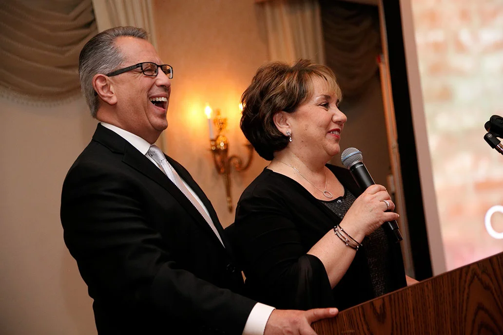 Jonathan and Verna at the surprise celebration for their 40th year of marriage and 40th year in ministry.