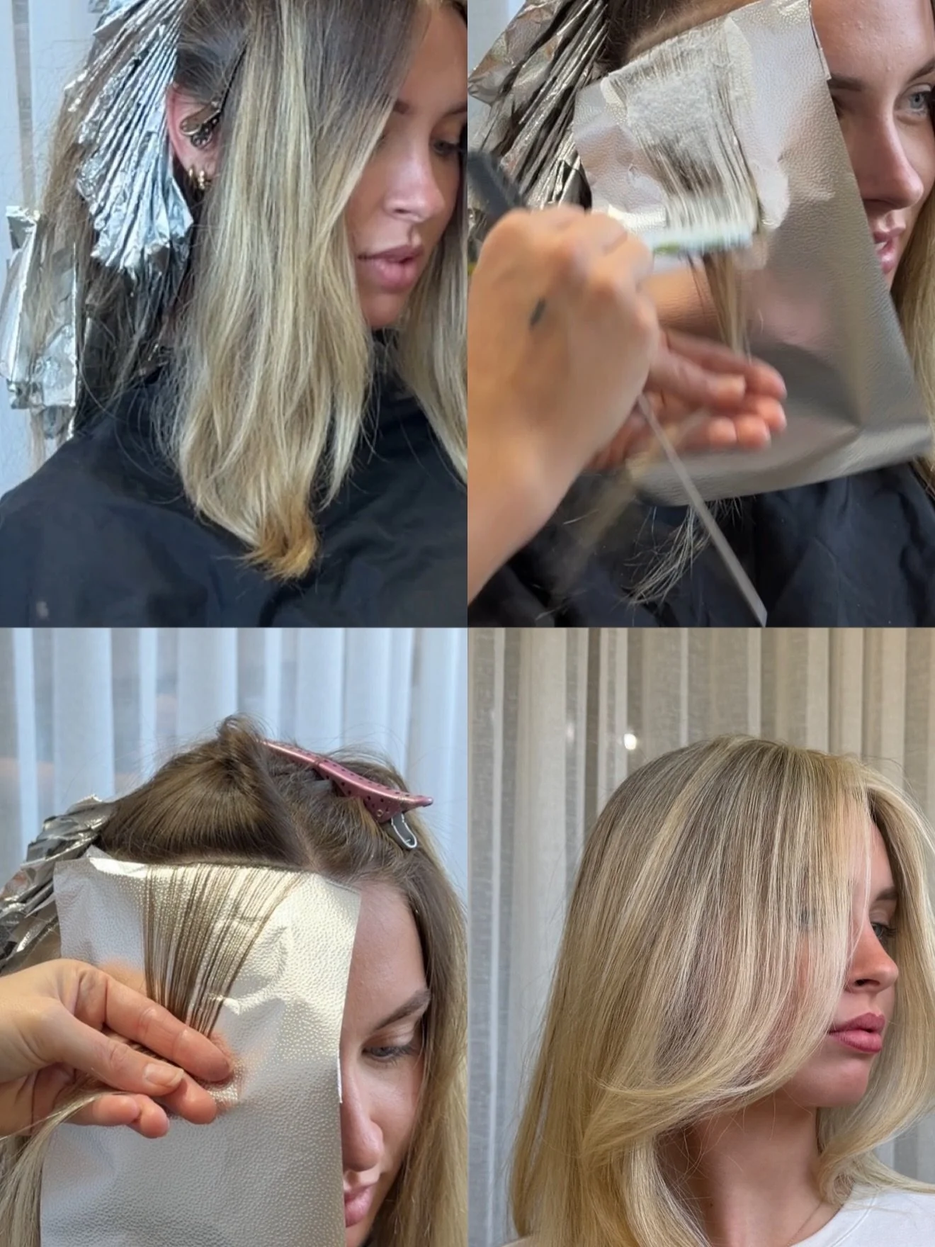 Sofias hair journey to the iconic blonde she is today 💘 by @annalea.rinsdhair 

#goldcoastblonde #brightblondehair #healthyblonde #goldcoasthairdresser #wellablondes