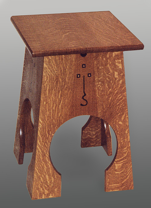 Roycroft style side table