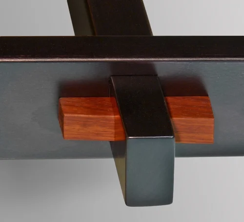 wedged through tenon