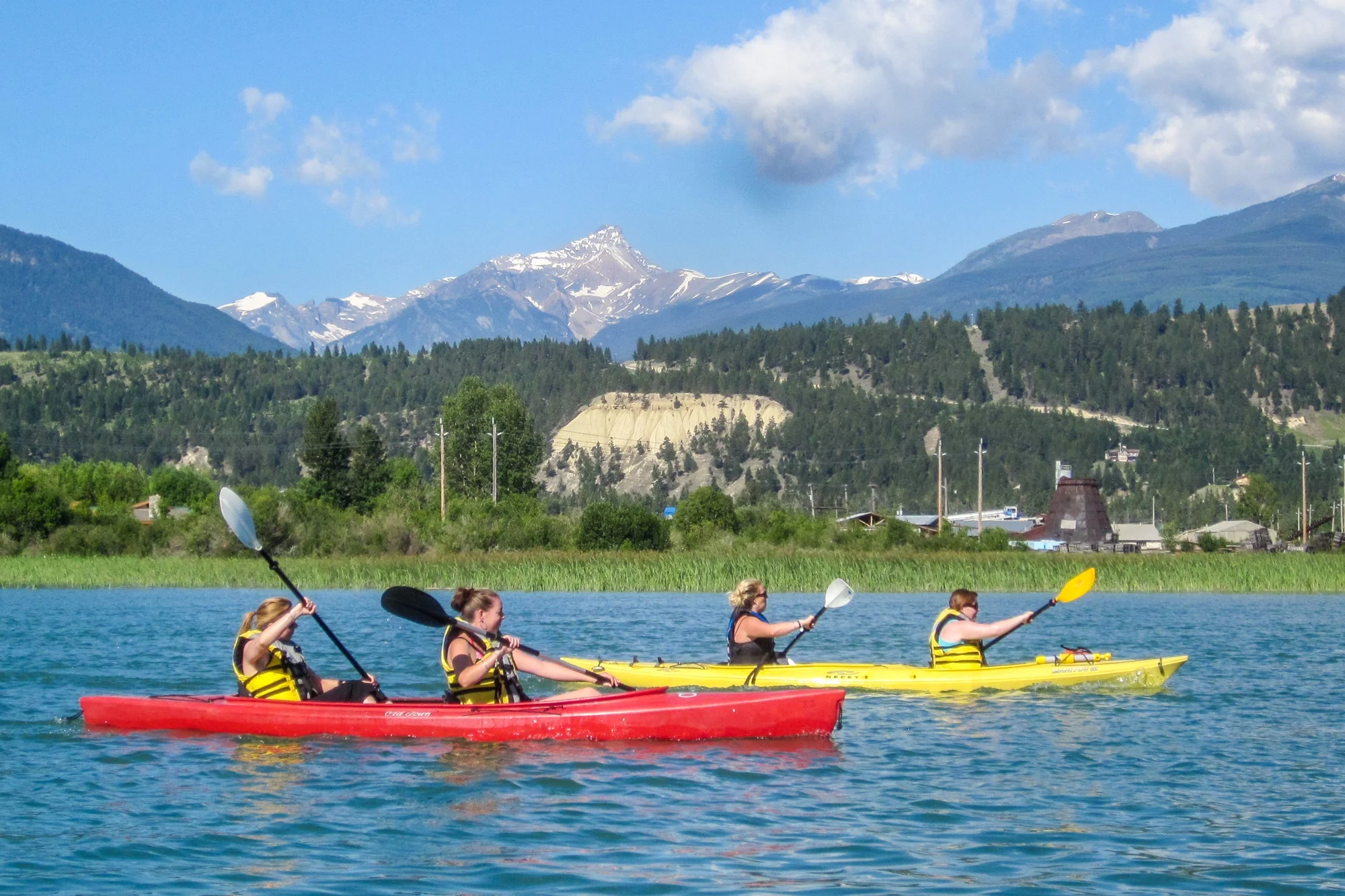 Kayaking the columbia wetlands