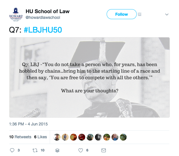 Howard School of Law | #LBJHU50