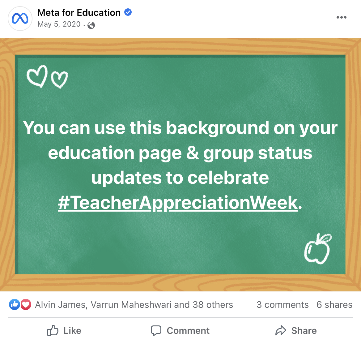 Facebook for Education | #TeacherAppreciationWeek