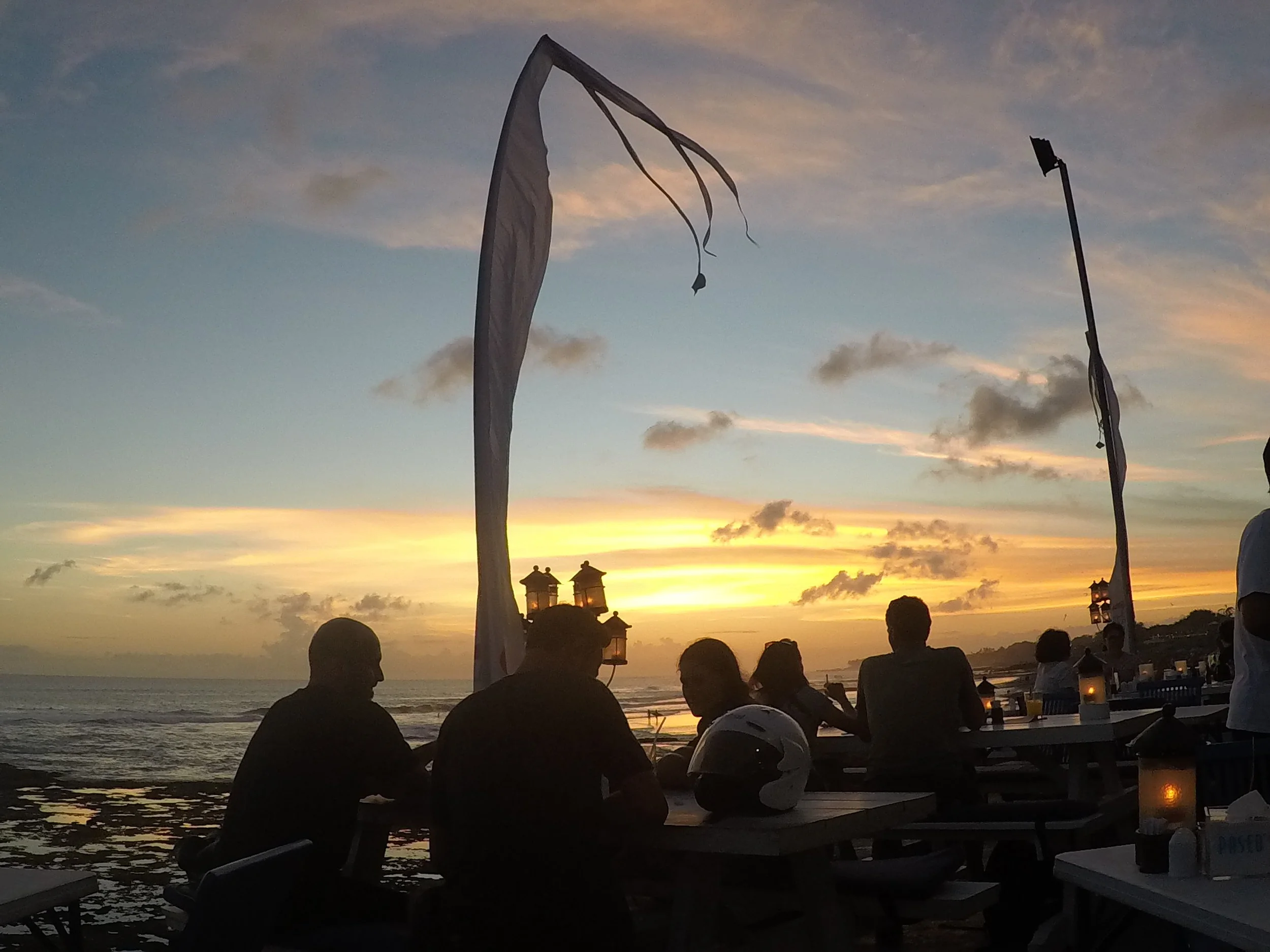 Dinner View at Echo Beach