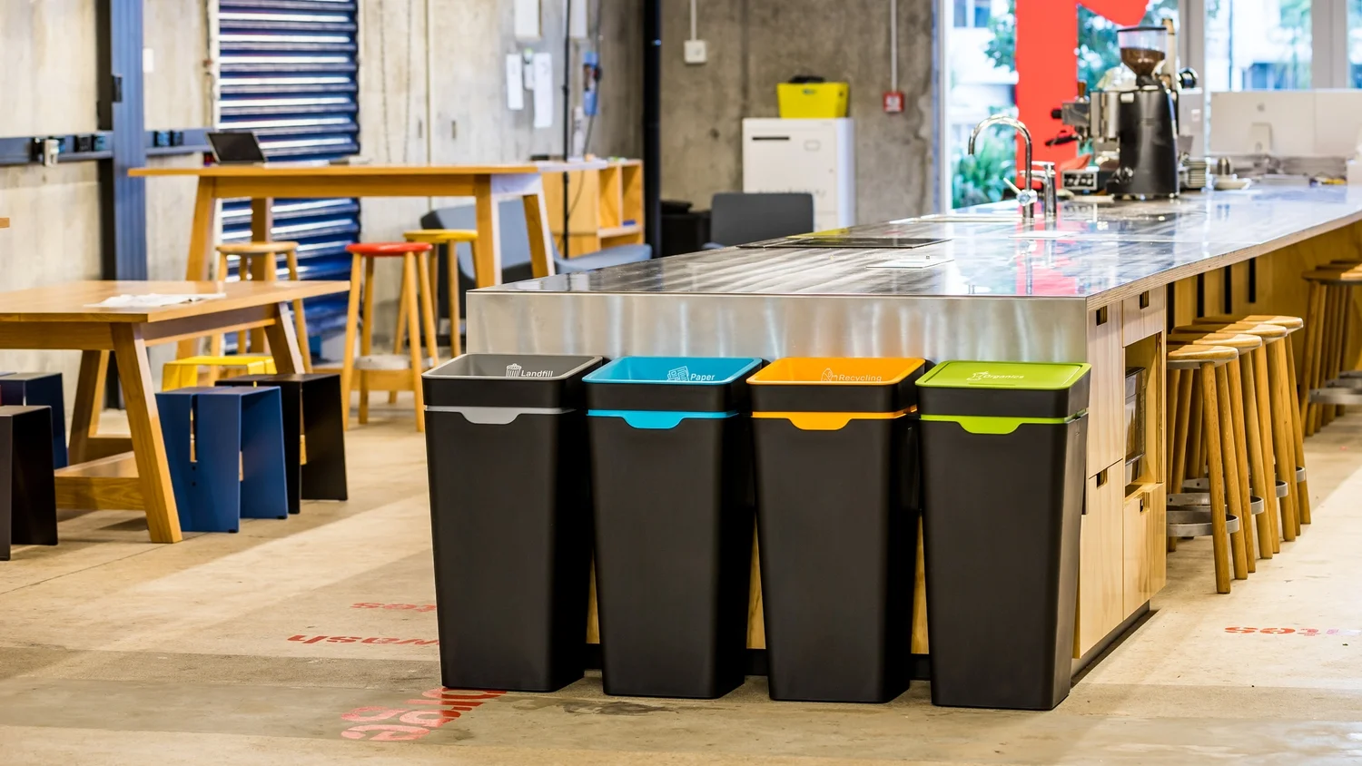 Office recycling station from Method Recycling