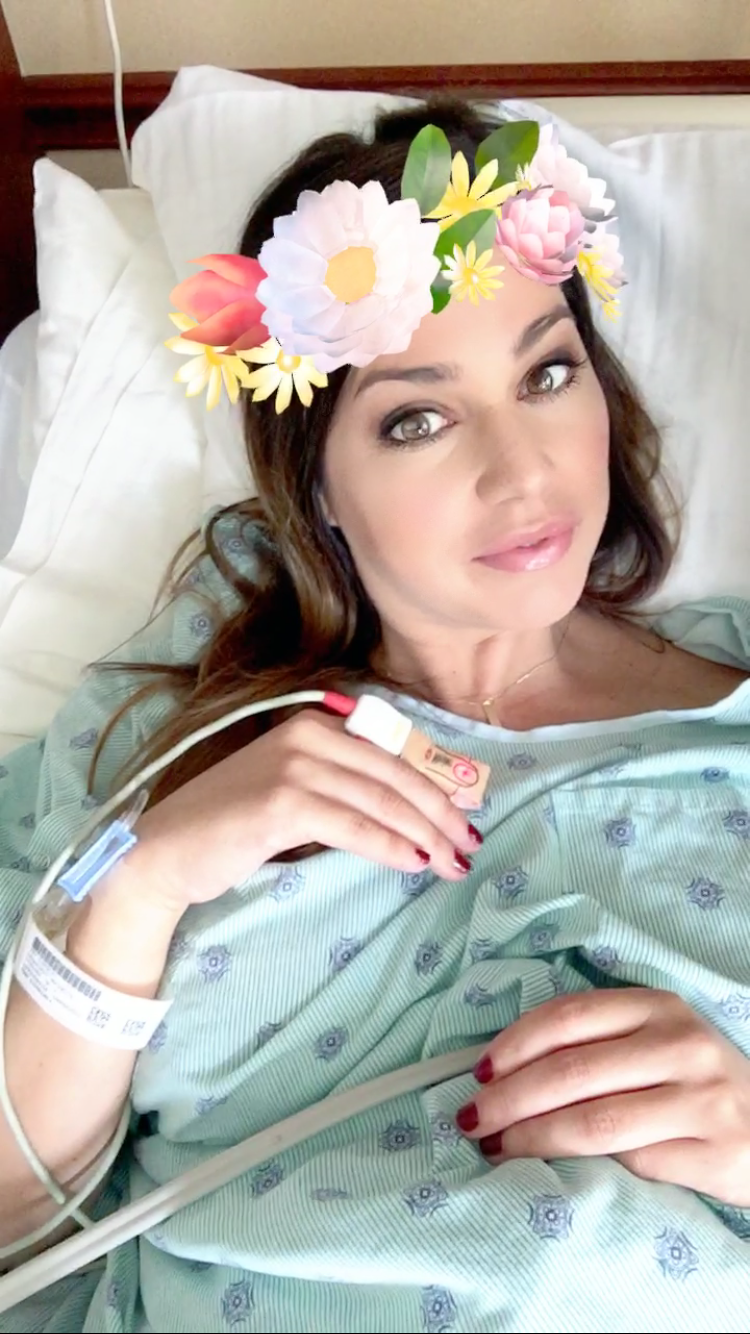 Just playing on snapchat while I have a baby...
