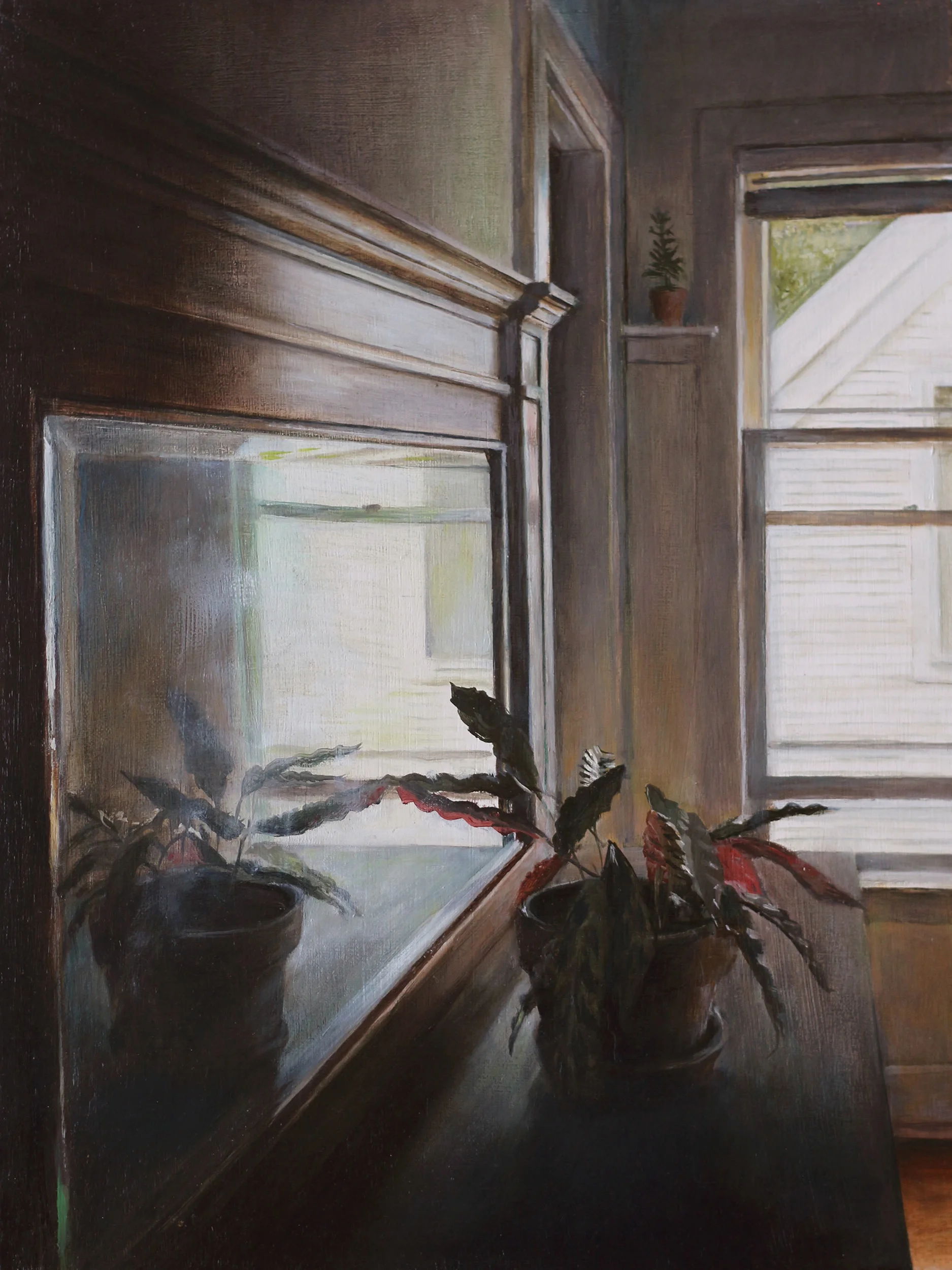 Dark Reflection 2017 Oil on linen 12 x 9 inches