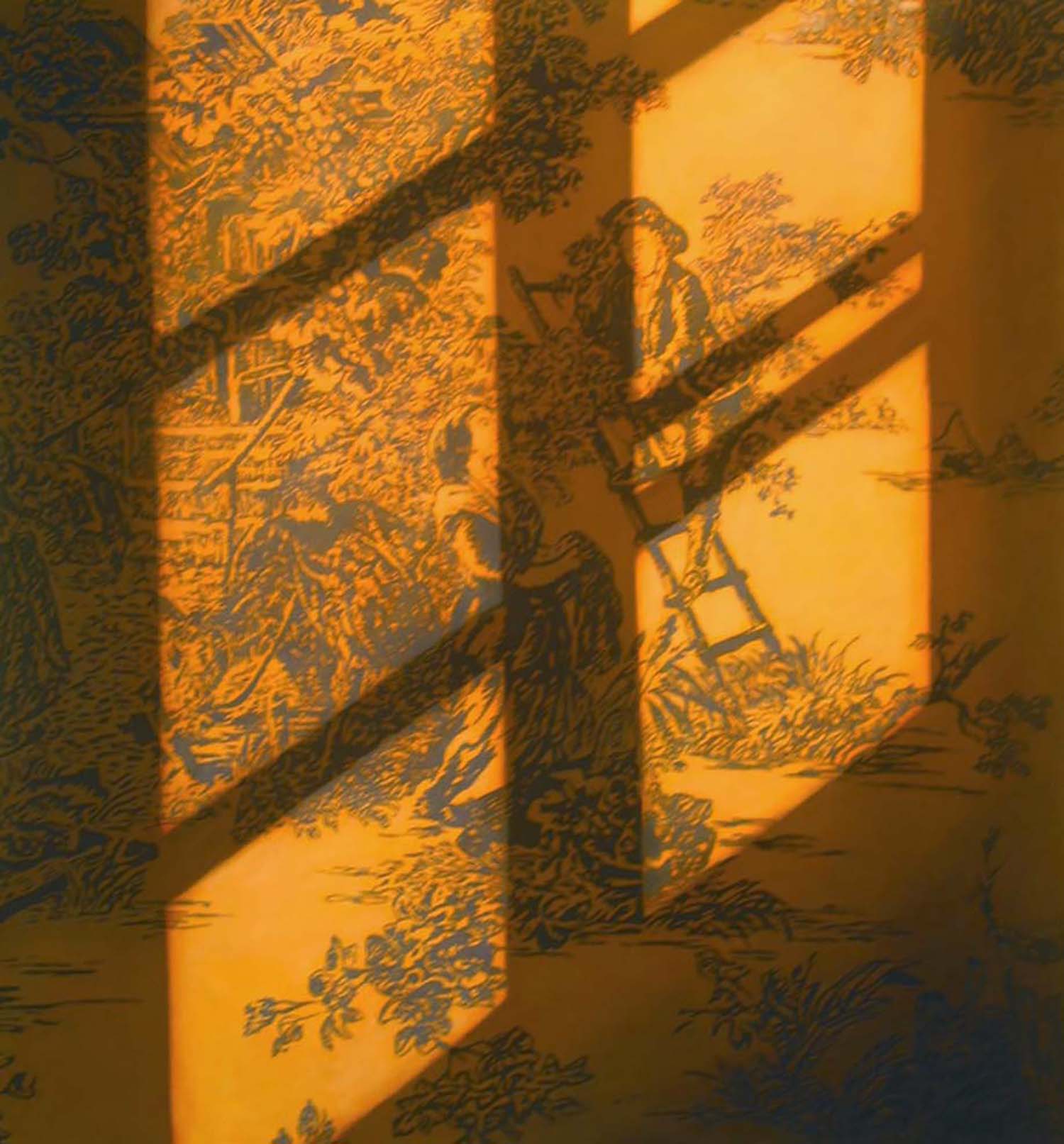   Sunlight on Toile   2004  Oil on canvas  72 x 66 inches       