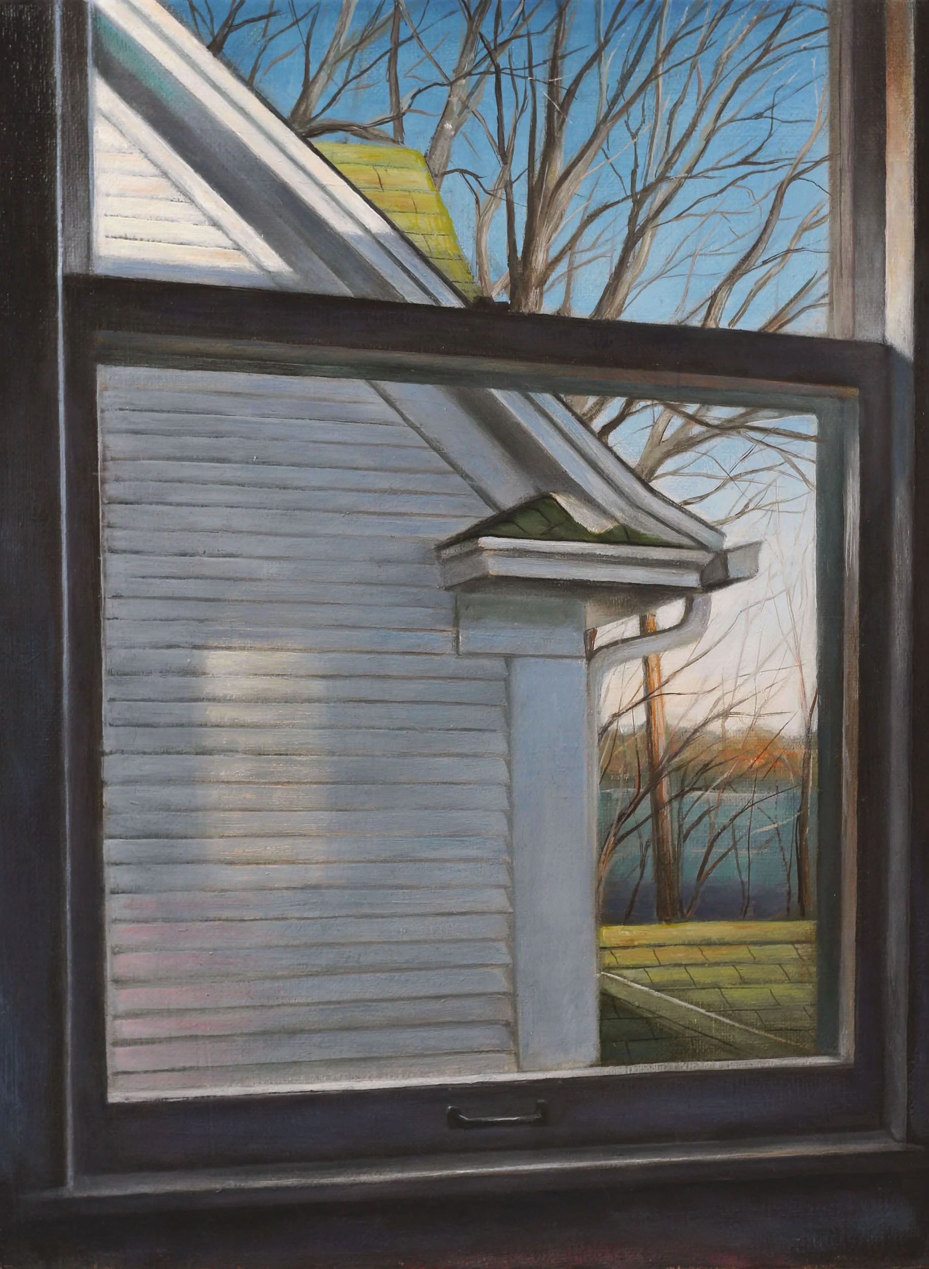 Passing Light 2017 Oil on linen 12 x 9 inches