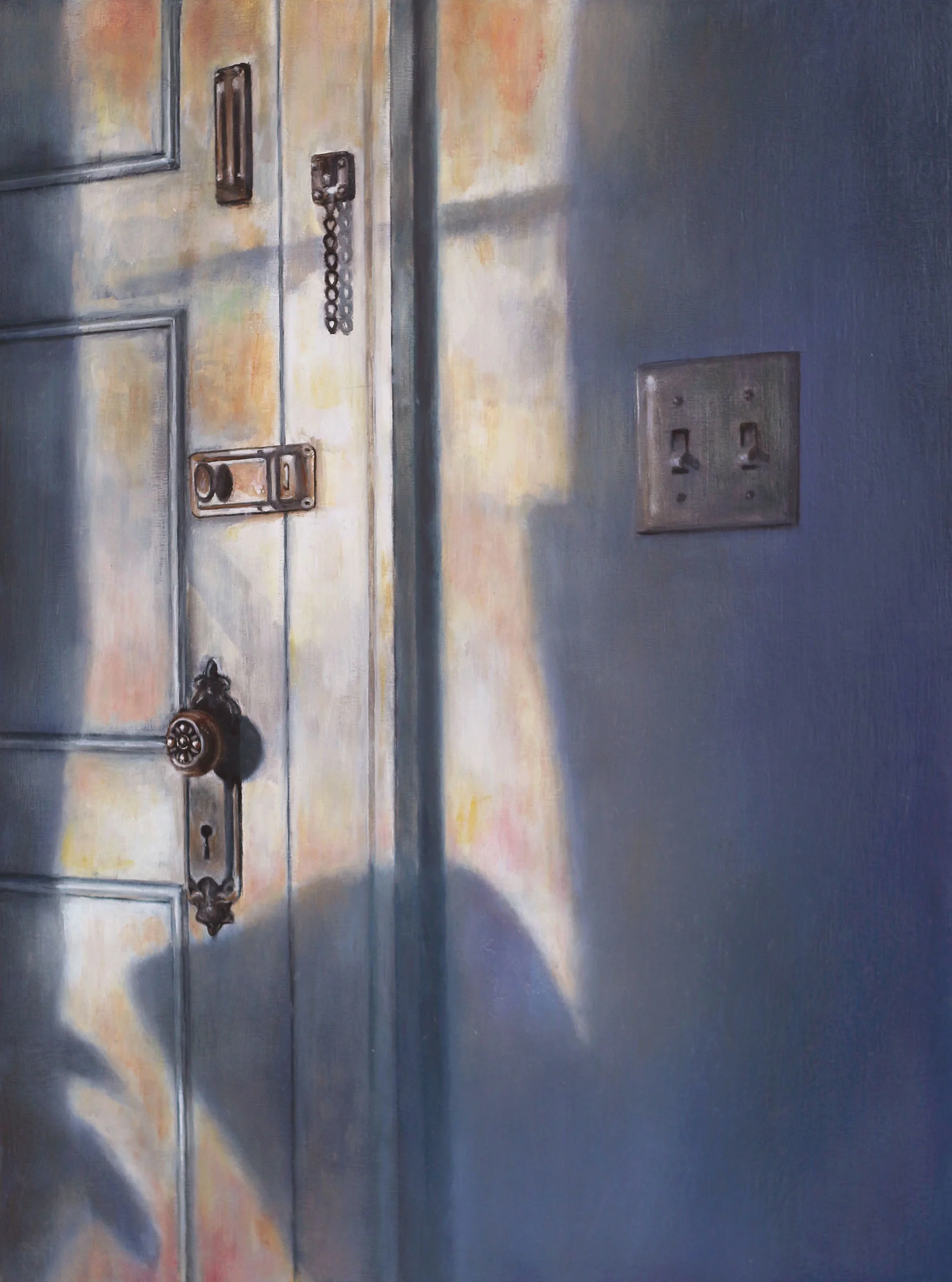Sunlit Door 2017 Oil on linen 16 x 12 inches