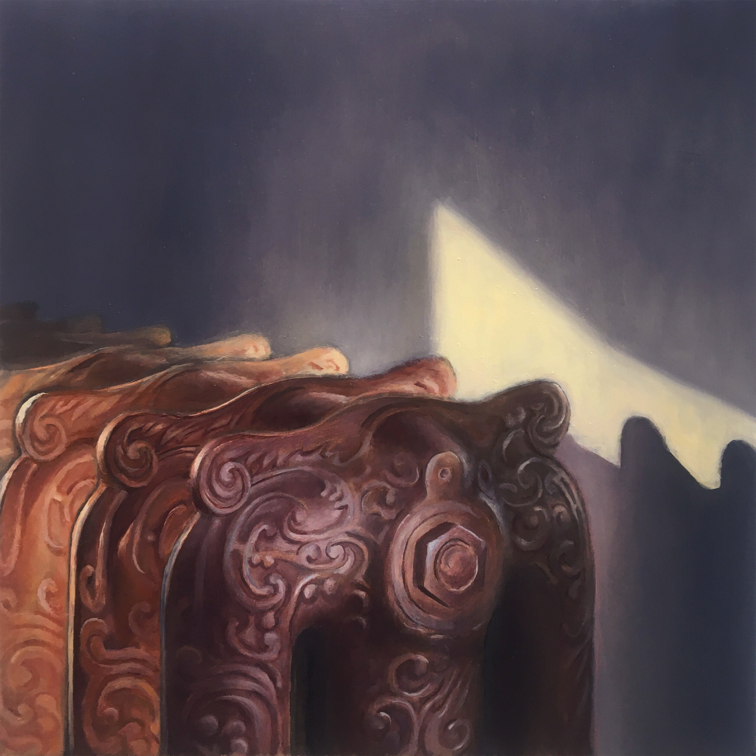   Radiator   2020  Oil on panel  10 x 10 inches       