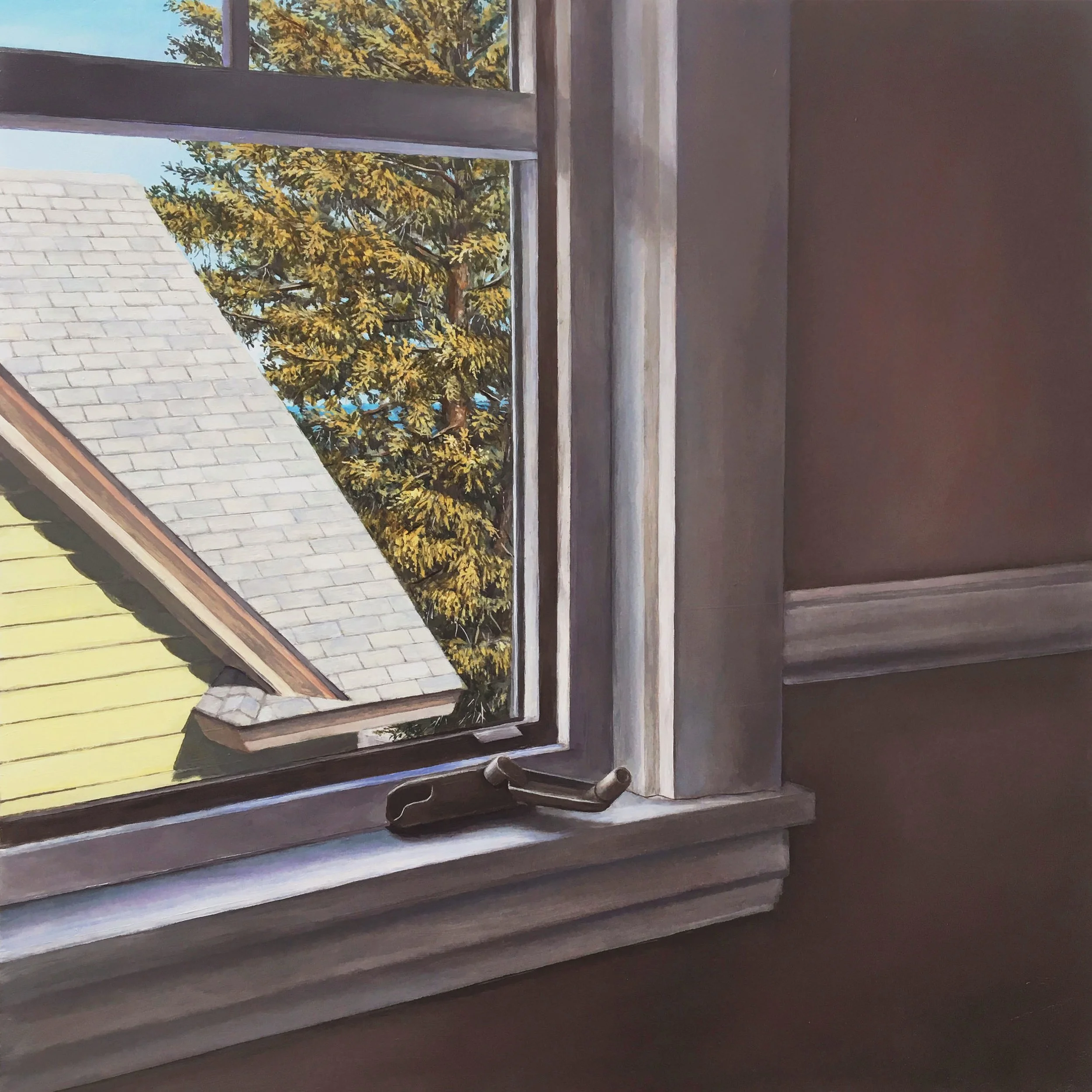   Northern View   2022  Oil on panel  16” x 16”   