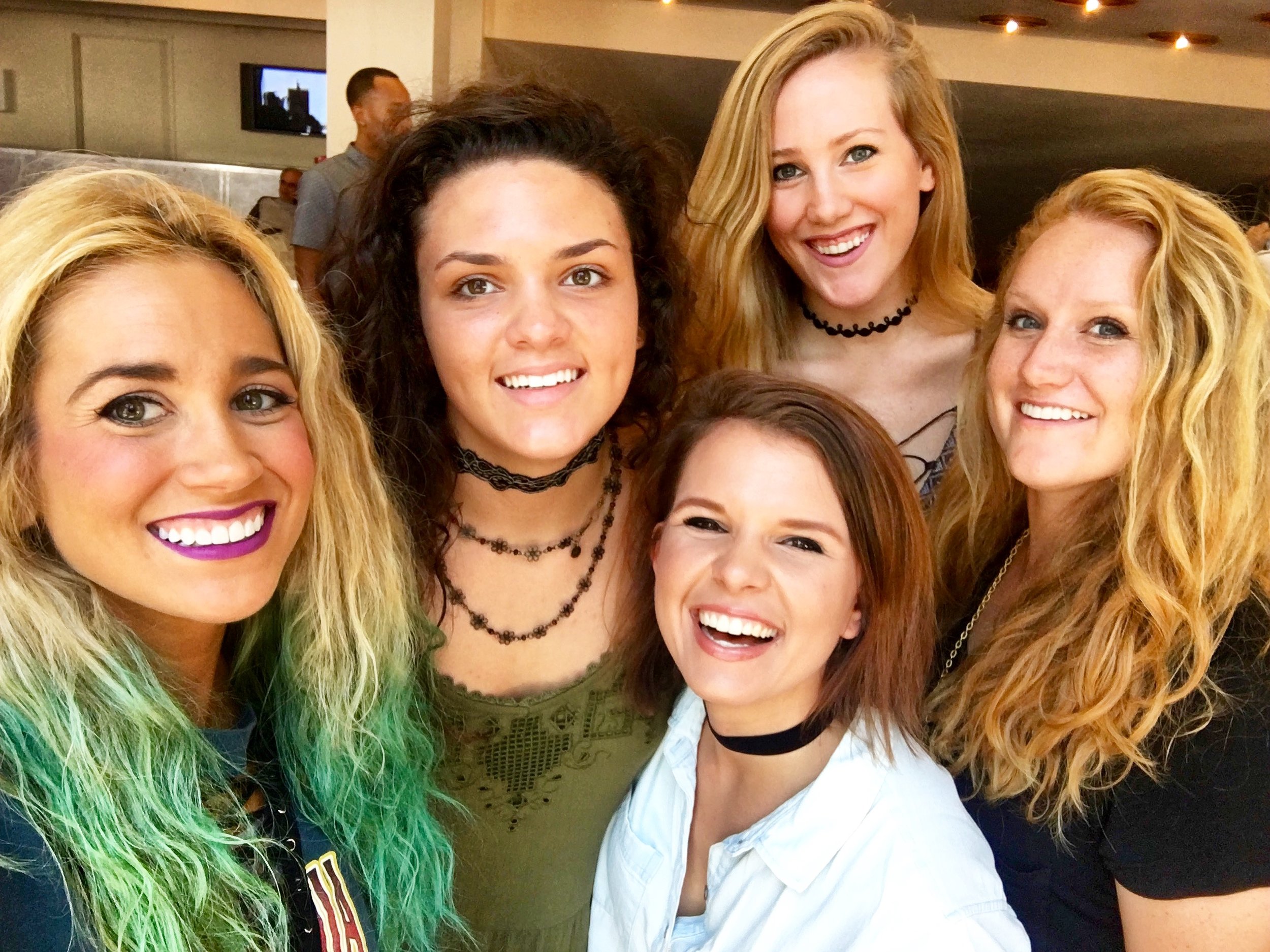 Seeing The Lion King with my sister squad. August 2016.