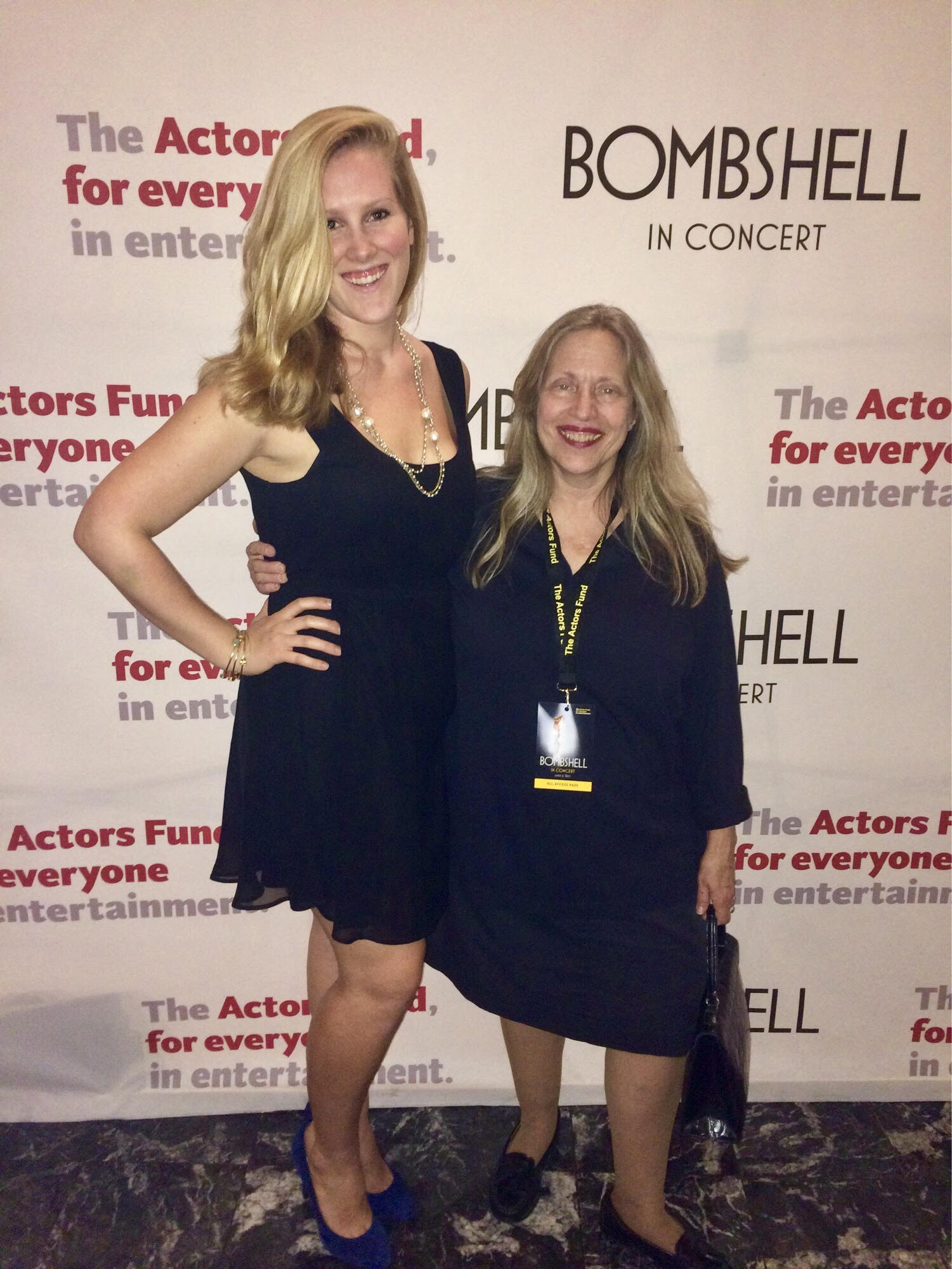 The first time I ever went to the Minskoff Theater I was backstage dressing the Bombshell benefit concert with my friend Barb. She is an Originol Wicked dresser. June 2015.