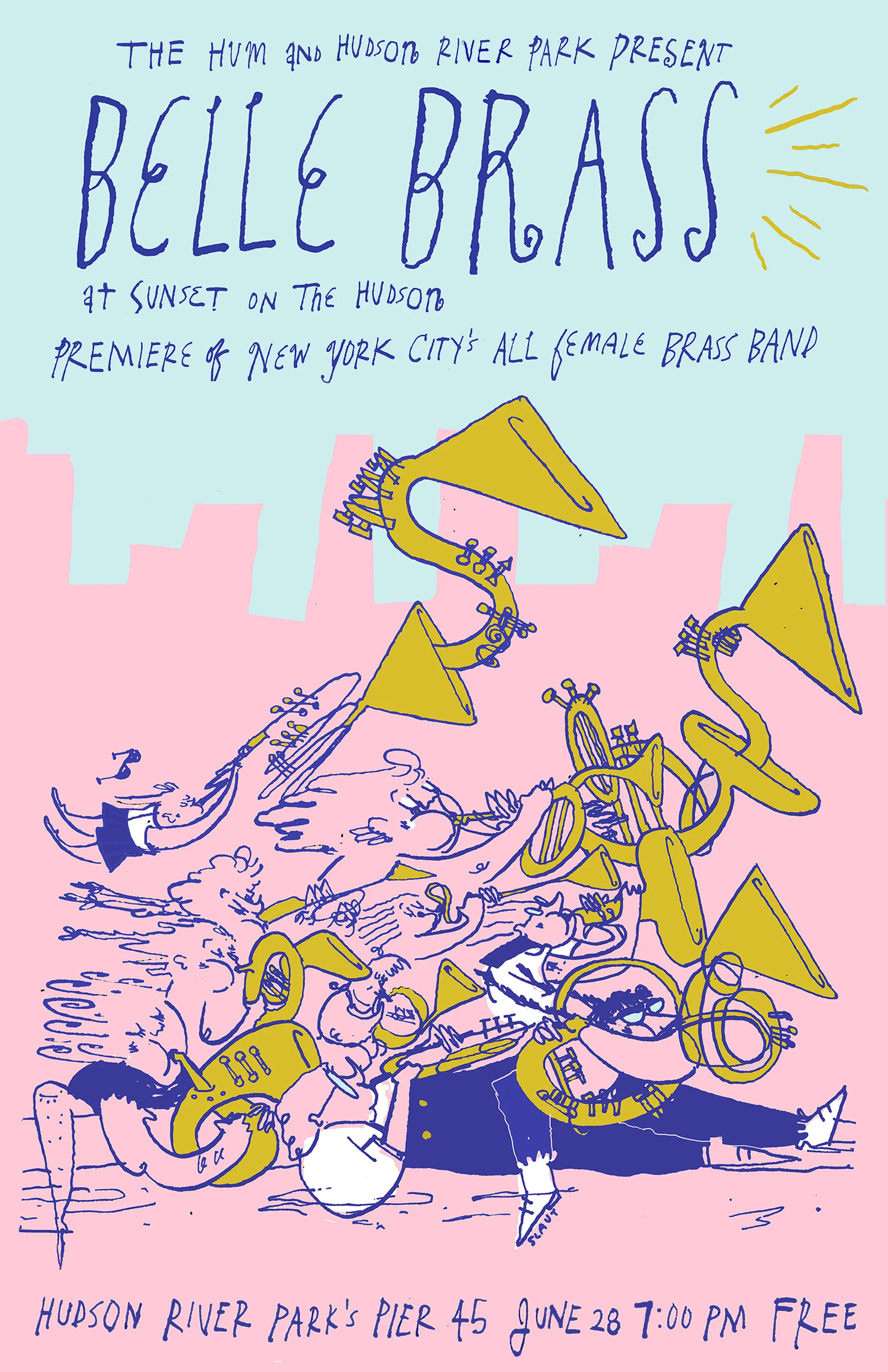 The Hum x Hudson River Park Present: Bell Brass