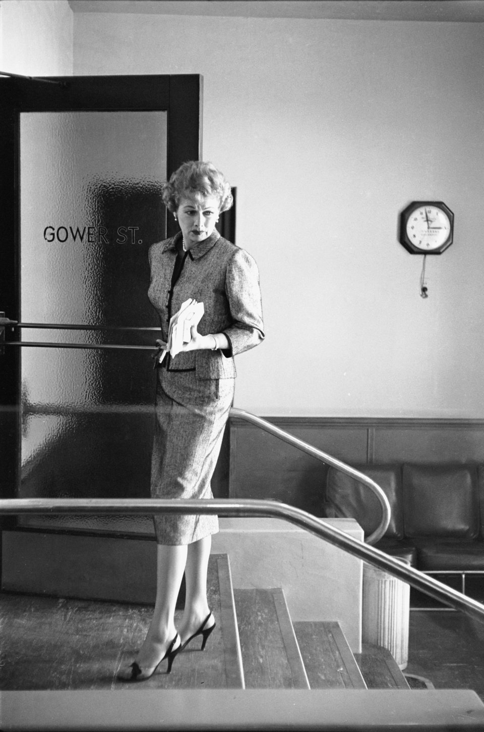 Lucille outside of Desilu Studios, 1958. Photo: Getty Images