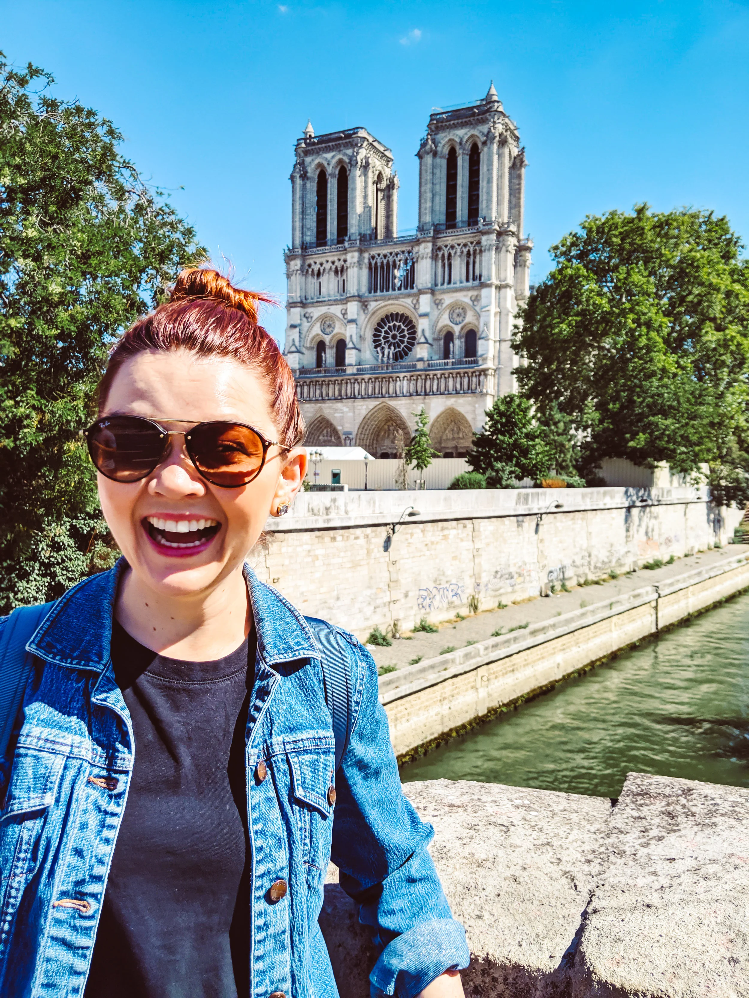 Recreating a photo I took here, in this very denim jacket, when I was 16.