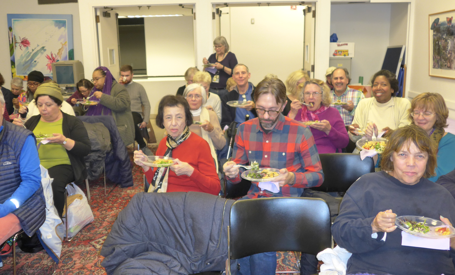A first for the South End library: consuming a home-cooked meal by a celebrity chef