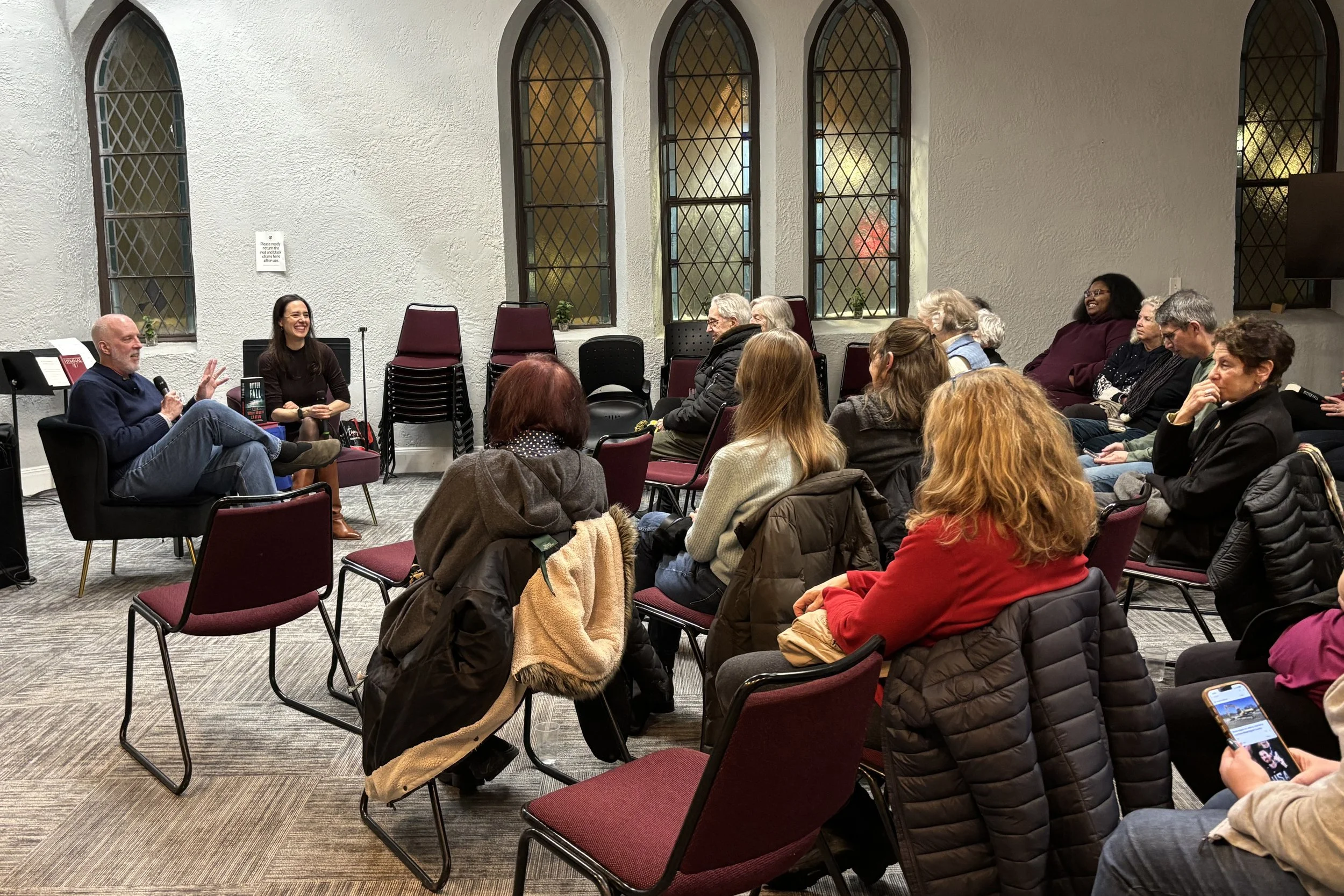 At our first Author Talk of the Spring Season, we heard great stories from  Bruce Robert Coffin 