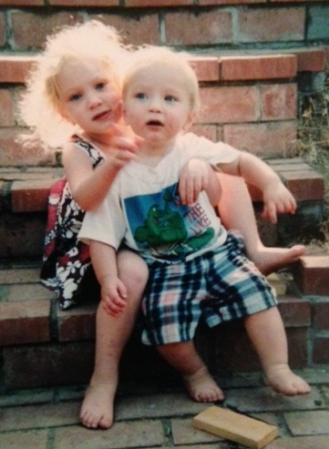 Mikaela and CJ - 2 1/2 and 1 years old