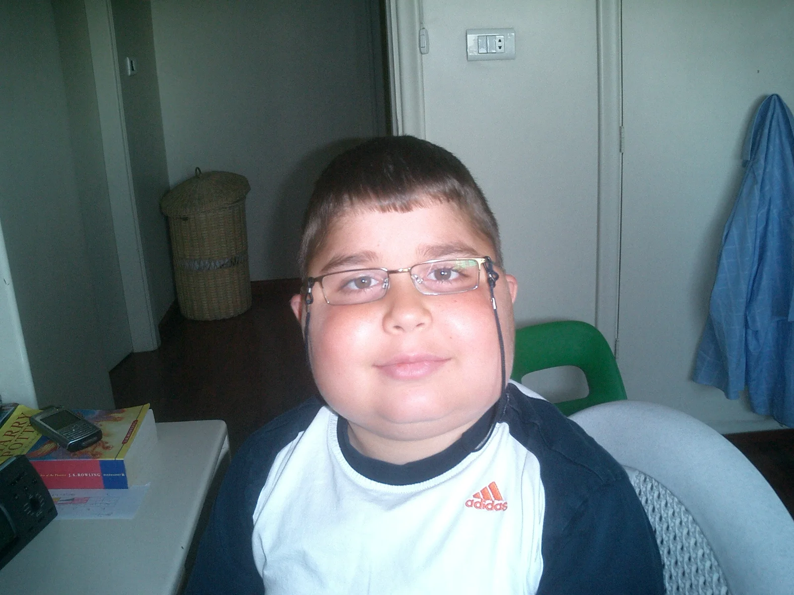 Age 11 after taking medicine