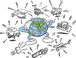 Controlling Noise Pollution Coloring Page-saigonsouth.com.vn