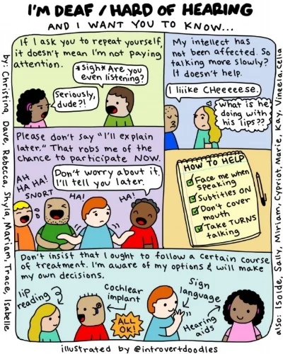 Marzi Wilson's "I'm Deaf/Hard of Hearing" gives individuals with hearing loss a way to voice their experience.