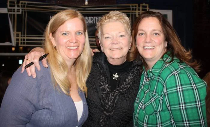 Ava (middle) and her two daughters.
