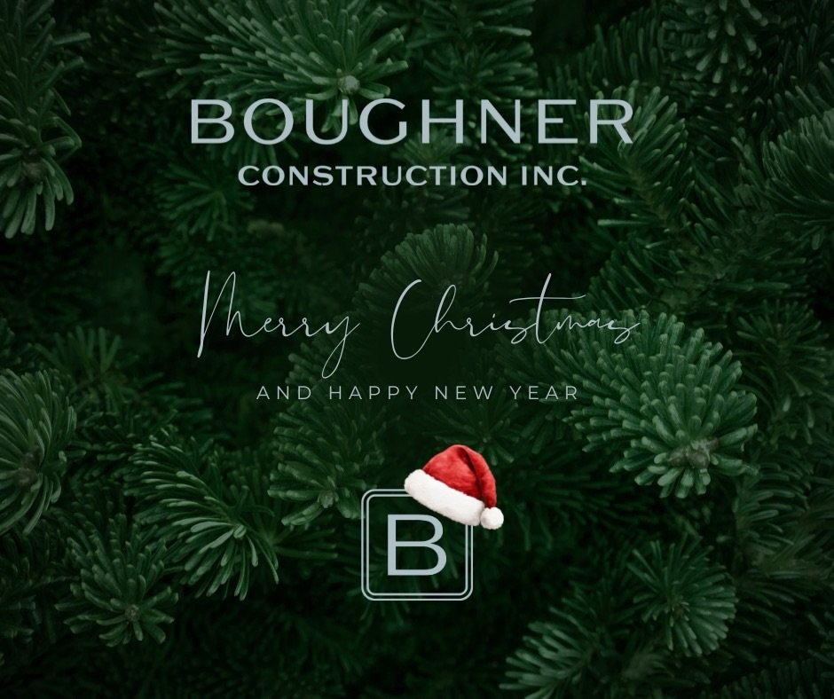 Hard hats off. Santa hats on.

Wishing you a Merry Christmas from the Boughner Construction crew 🎄