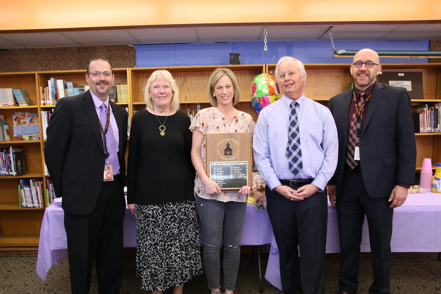 Cary Krusemark, Barb LeClaire, Katie Sorenson, Tom Mielke, Dr. Wayne Kazmierczak