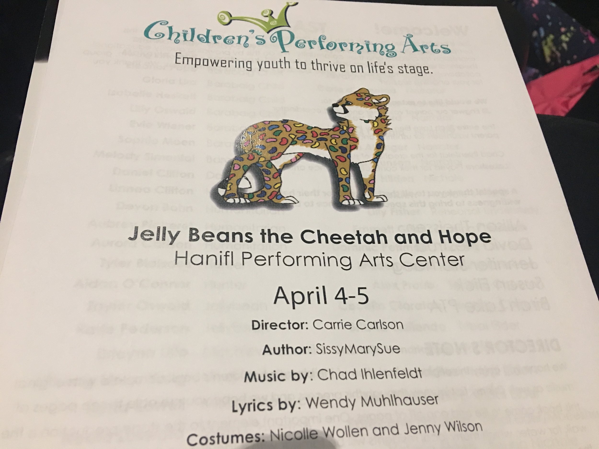 First Birch Lake play partnered with Children's Performing Arts Center April 4, 2019.JPG