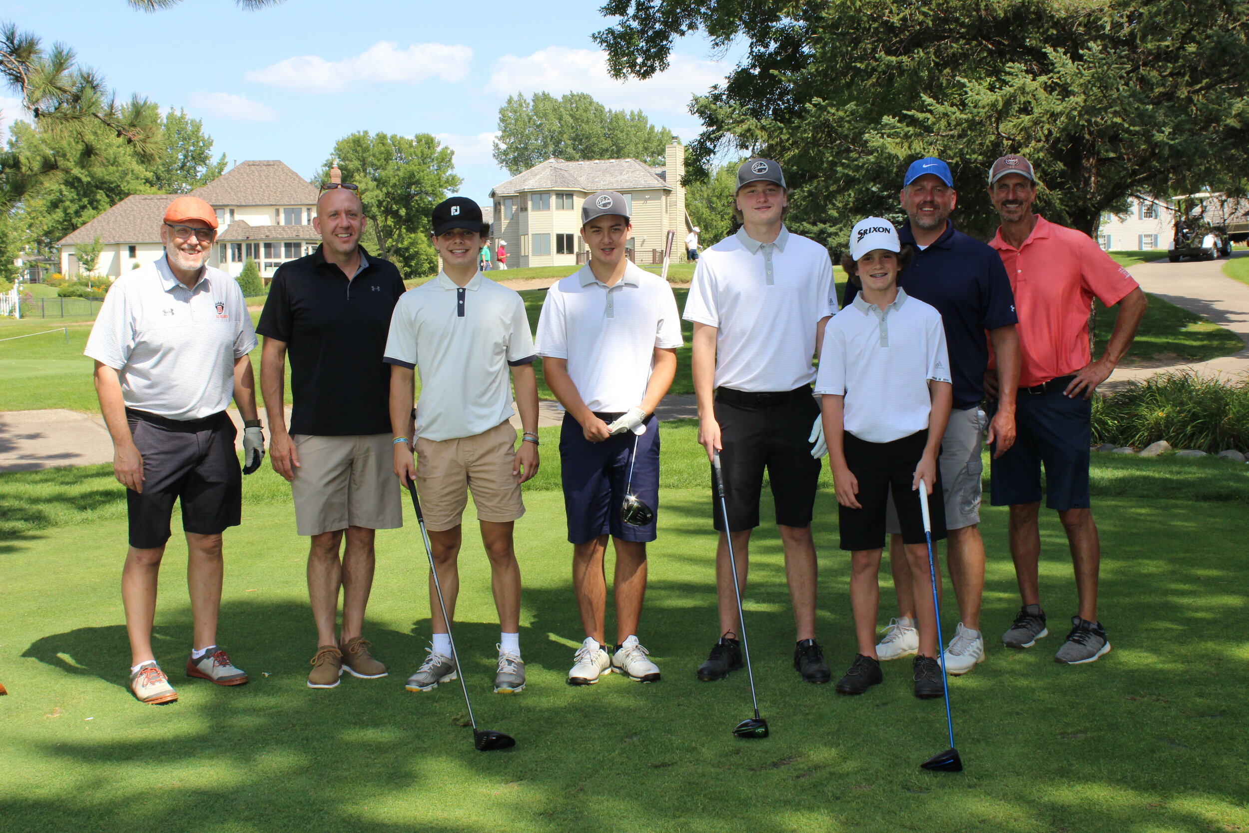17A Tim Wald, Wayne Kazmierczak, boys golfers, Kraus-Anderson (John Huenink, Jason Peterson).JPG