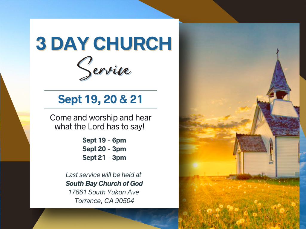 3 Day Church Service  I  Servicio de  Iglesia de 3 Días