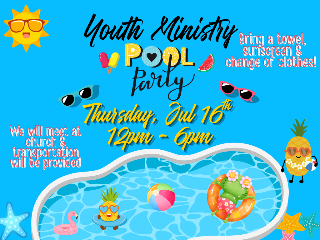 Youth Ministry Pool Party  
