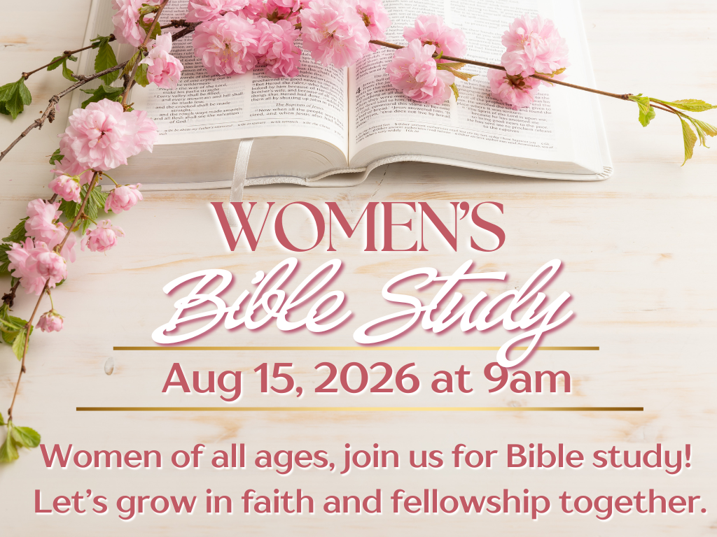 Women's Bible Study  I  Estudio Bíblico Para Mujeres   