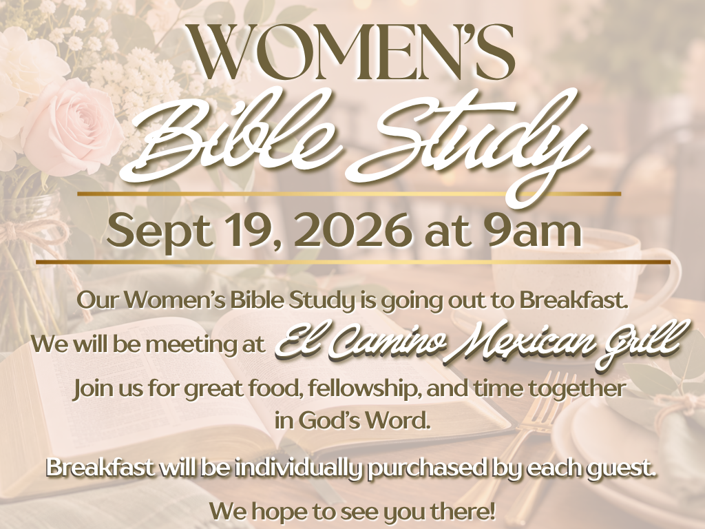 Women's Bible Study  I  Estudio Bíblico Para Mujeres   
