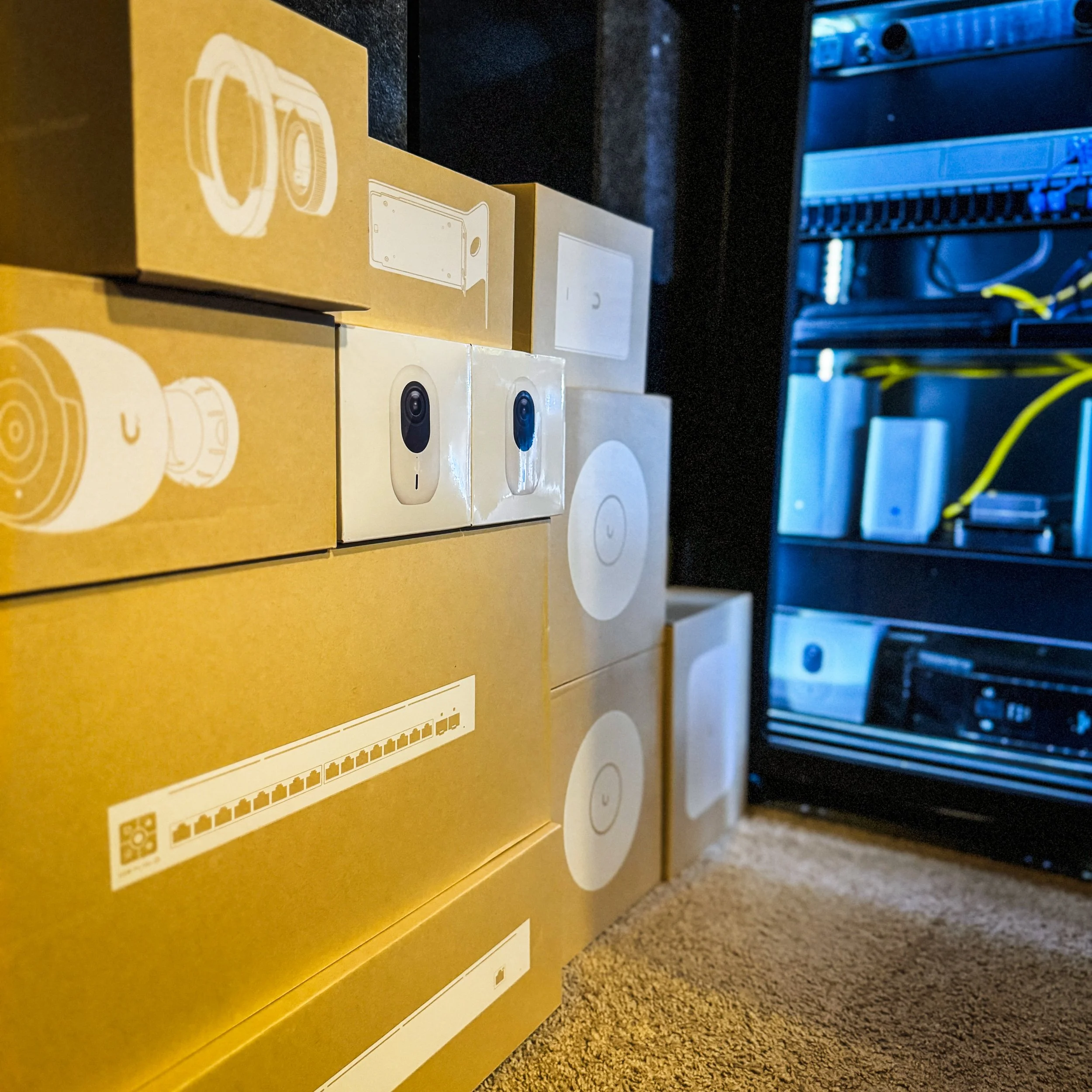 Everything is in from Ubiquiti