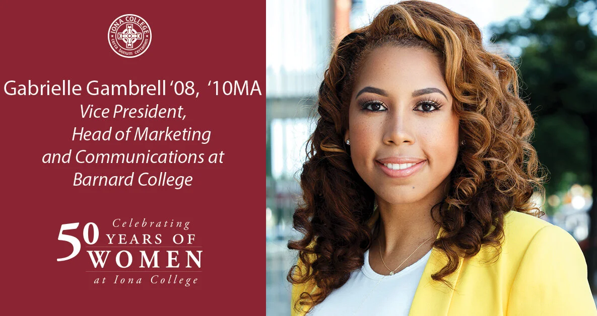 Gabrielle Simpson Gambrell named as a top alumnae of Iona College