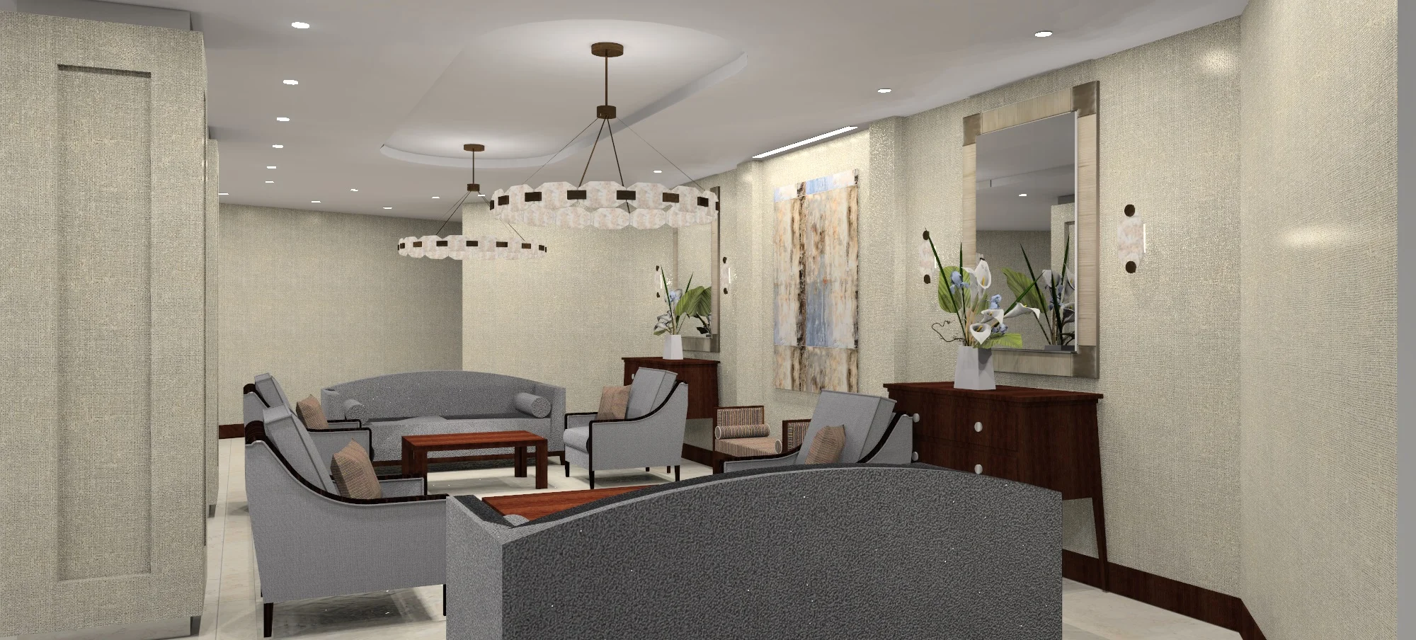 Level 4 Room View - Realistic Rendering