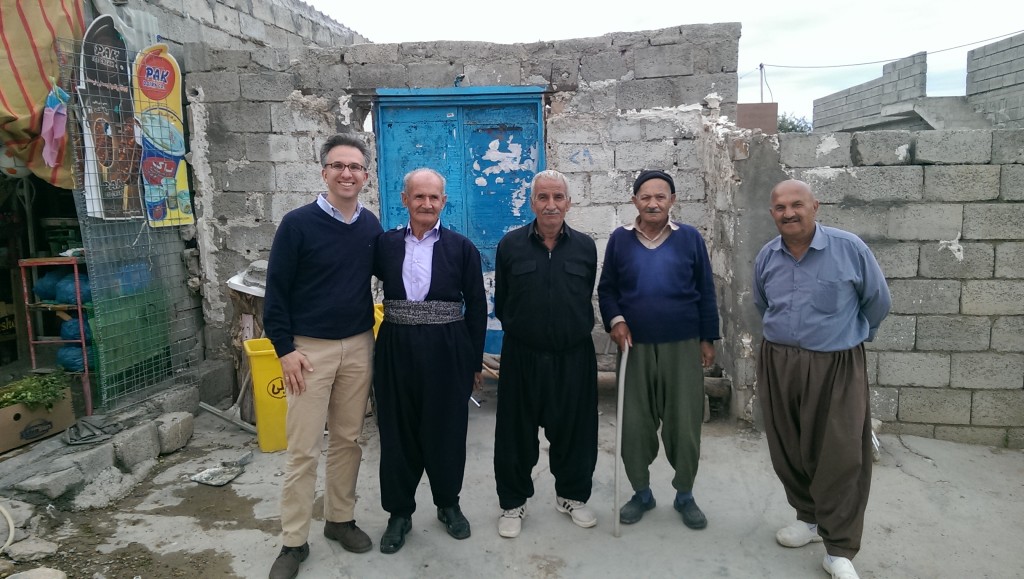Peter Wien (left) with Village Elders (Wien, 2016)